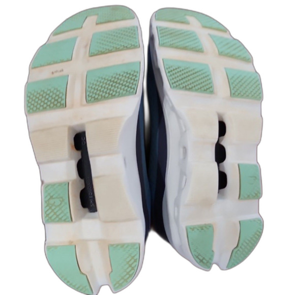 On Cloud Women's Cloudmonster Sneakers, Dust/Vopor, Size 8.5 - Picture 10 of 12